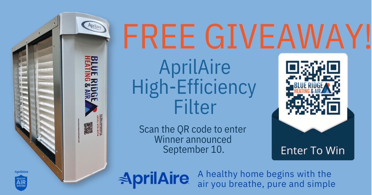 QR Code for our Free AprilAire Healthy Air System Giveaway!